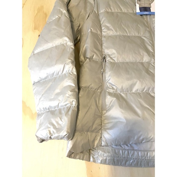 eddie bauer 650 down jacket womens, Silver/gray, L, Extra Big Inside Pockets X2 - Picture 6 of 9